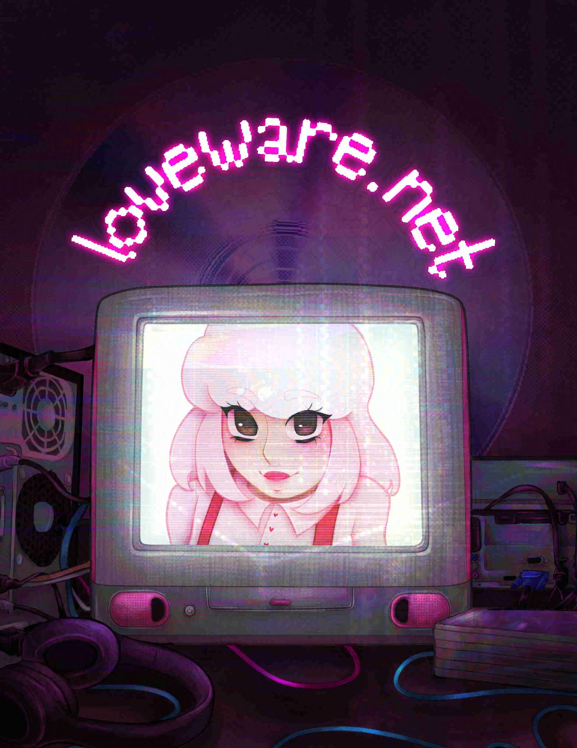 Loveware (2026). Digital illustration. 1896 × 2457 px, 72 DPI.