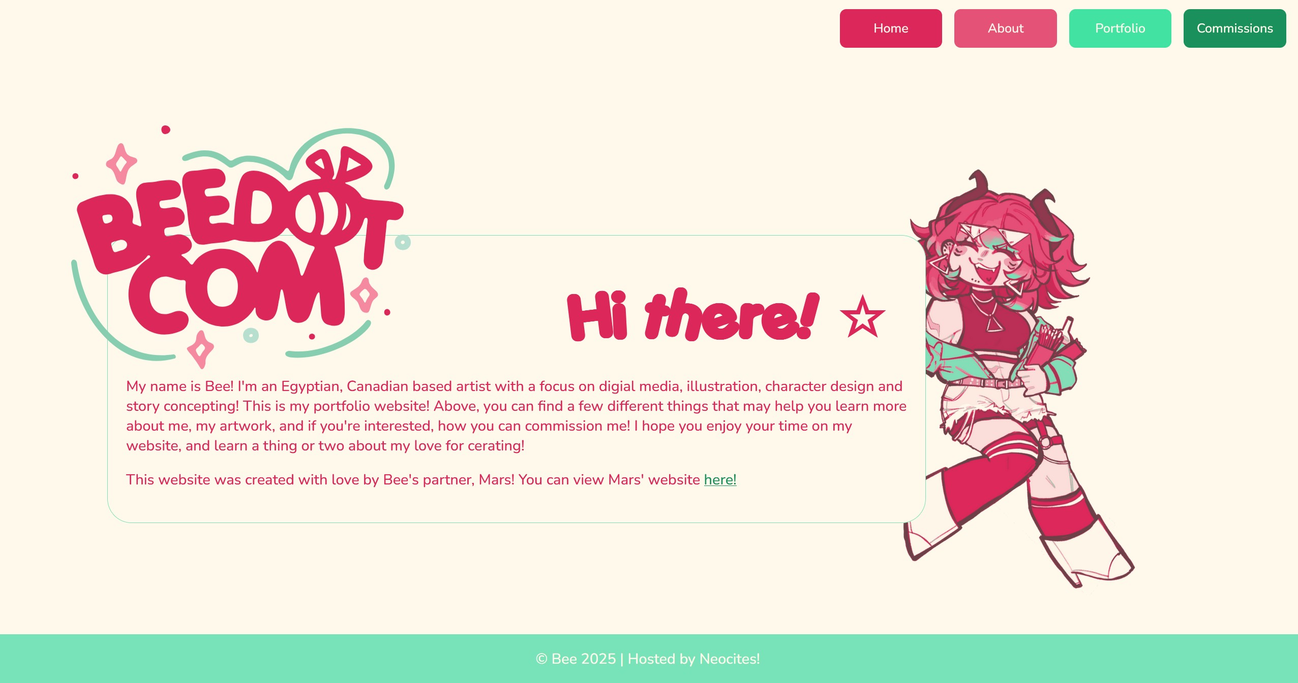 Bee's Website, 2025.